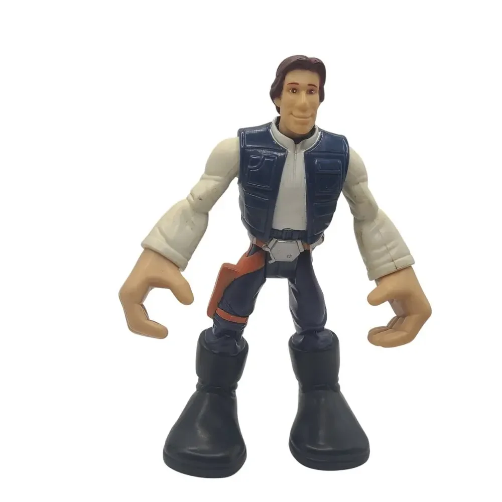 Star Wars Collectible Playskool JEDI FORCE Luke Skywalker And Han Solo bl0389